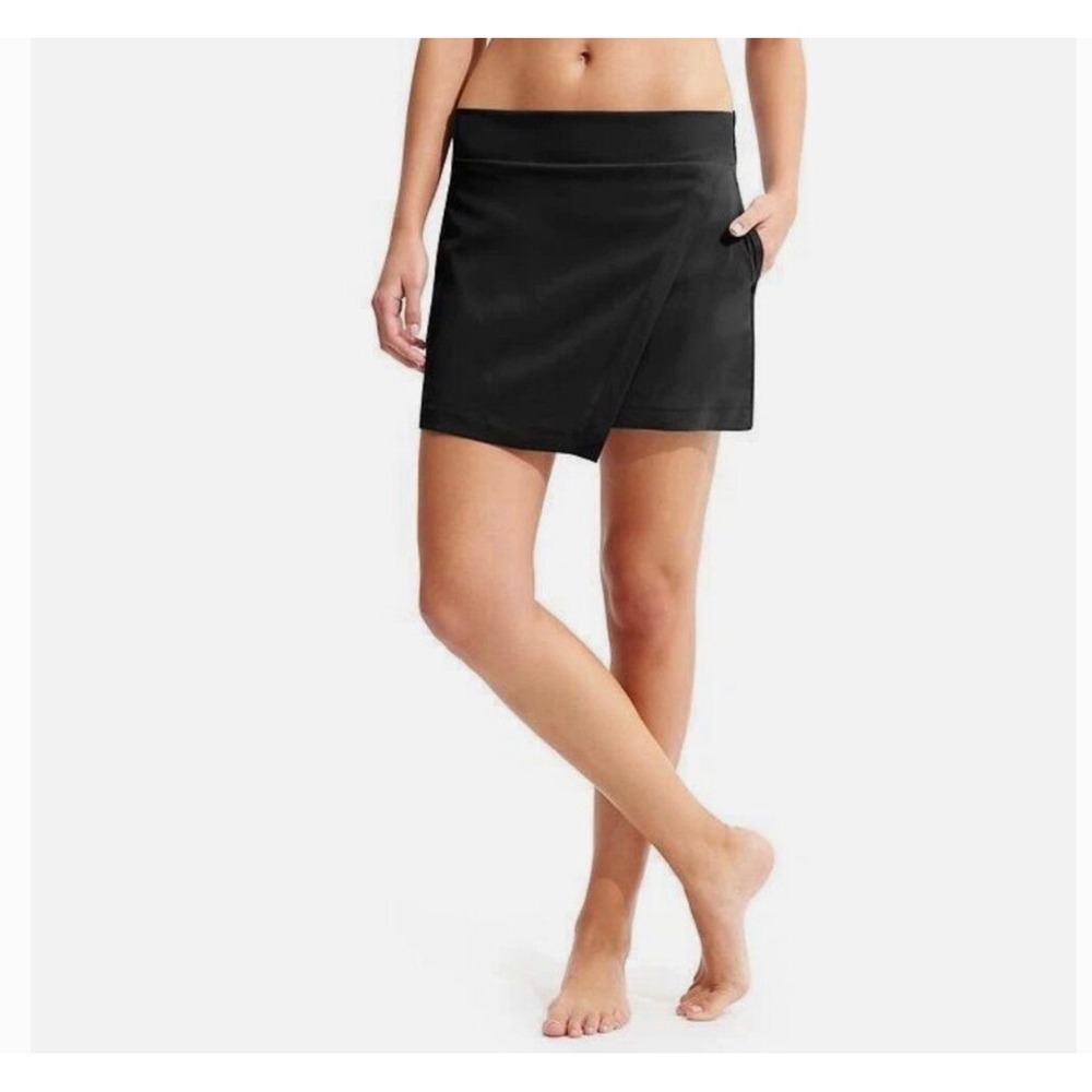Athleta by Derek Lam 10c women black envelope city Skort M